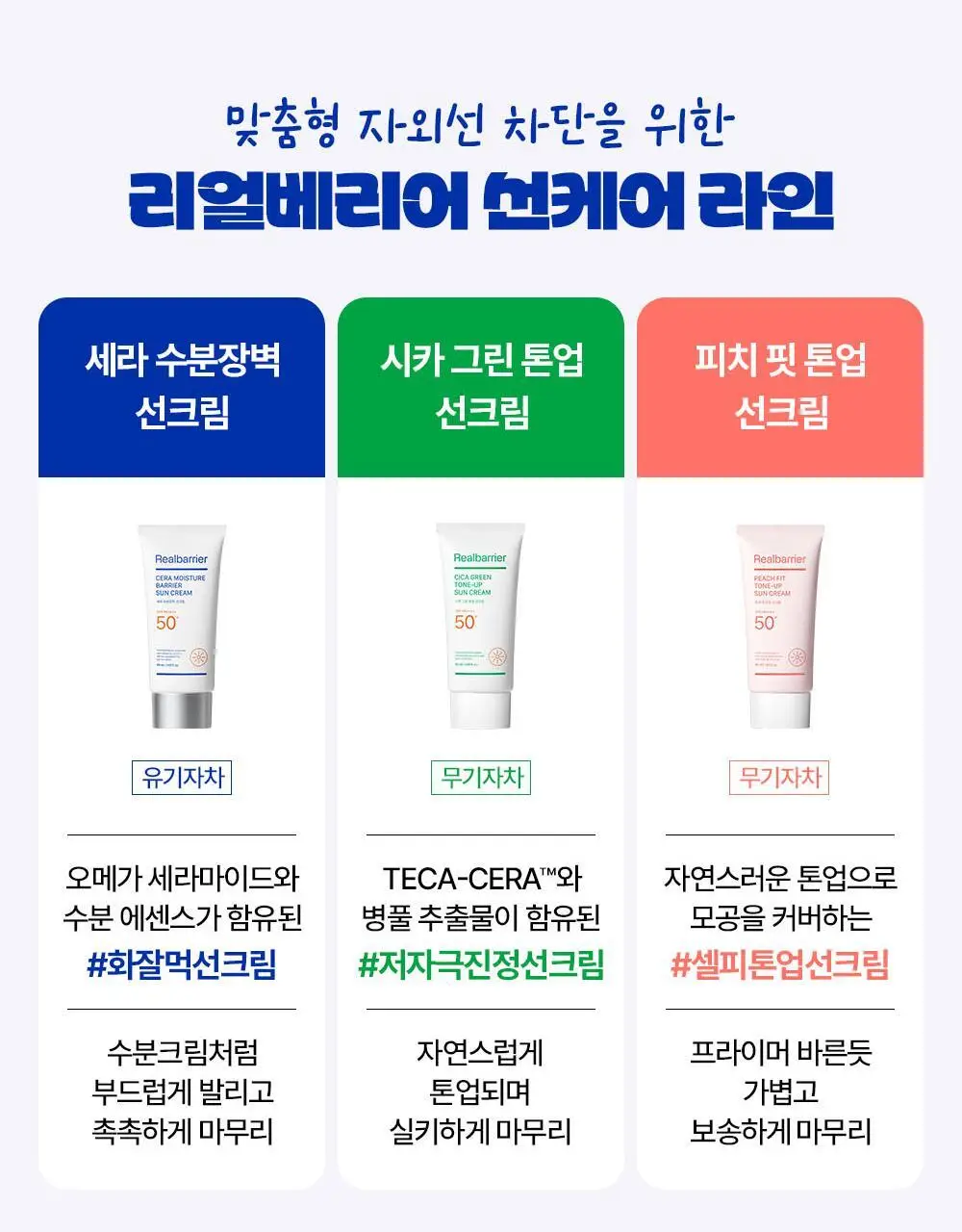 [수분장벽/포곤콜라보] 리얼베리어 세라 수분 장벽 선크림 50ml 기획 (+띠부실 랜덤 증정) 상세페이지 37
